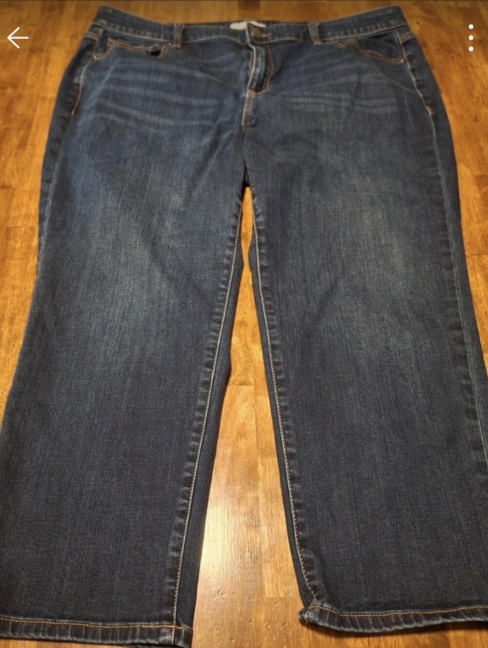 Lane Bryant Size 18 Midrise Crop Waistband Jeans